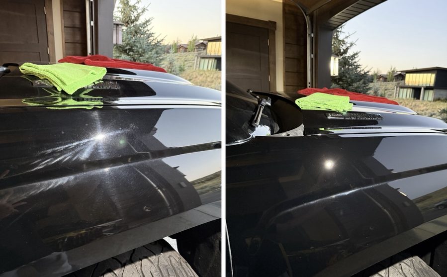 Paint correction polishing for a vehicle in Park City, Utah